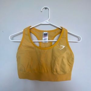 Gymshark- Vital Seamless 2.0 Sports Bra, Mark Yellow (medium)